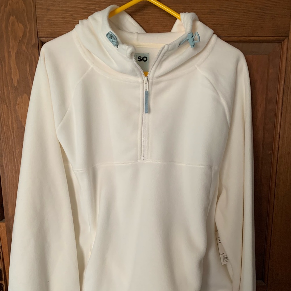 SO hooded sweatshirt size XL Cream